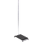 支撑支架-冲压钢底座-底座:4“x 6”(102毫米x 152毫米)，杆:1/2“x 24”